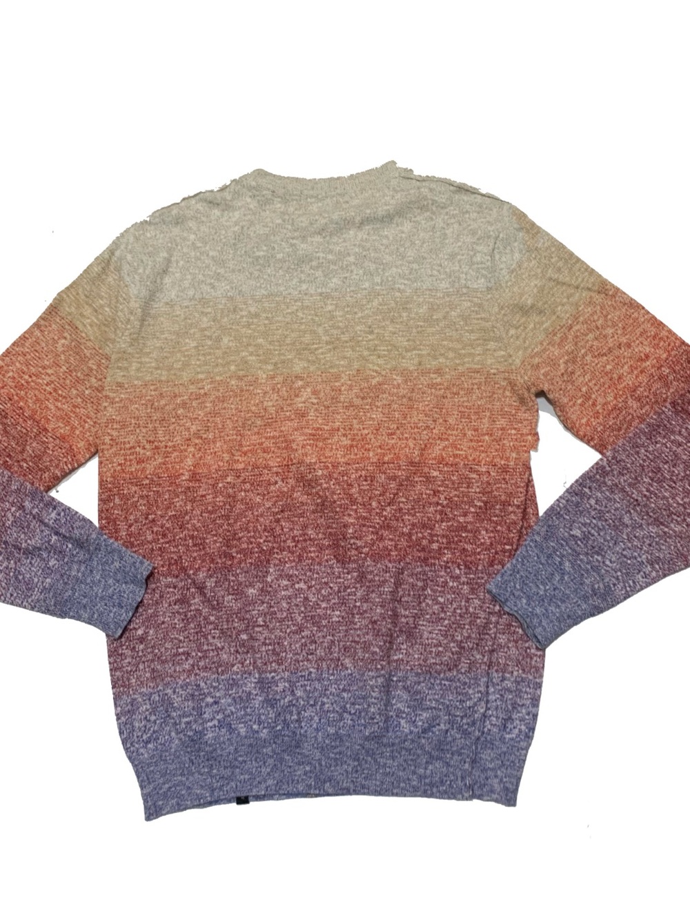 Scotch & Soda Ombre Crewneck Sweater in Cream, Rust & Blue - Picture 4 of 4